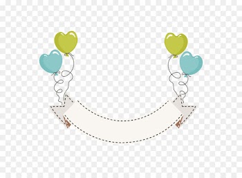 Web banner Ribbon Balloon Material - Holiday balloon ribbon banner 