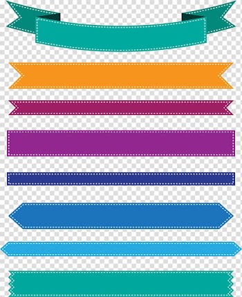 Web banner Ribbon Icon, Colorful ribbon banner, multicolored ribbon illustration transparent background PNG clipart