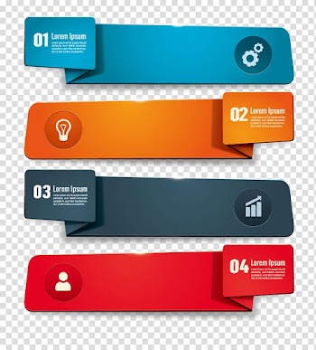 Web banner Sticker Icon, Banners, blue background with text overlay transparent background PNG clipart