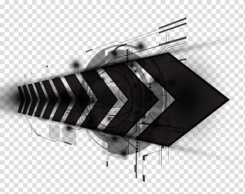 Web banner Technology, Technology banner background, black arrow decor transparent background PNG clipart