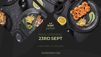 Web banner template for japanese restaurant Free Psd