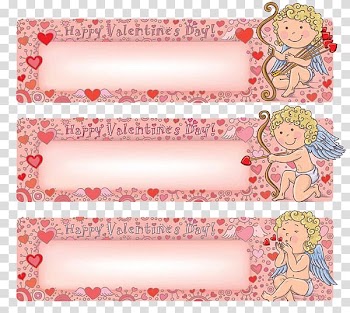 Web banner Valentines Day Love, Cupid transparent background PNG clipart