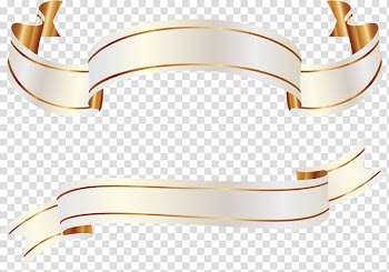 Web banner White , ribbon transparent background PNG clipart