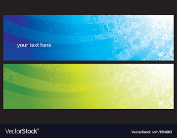 Web banners vector image