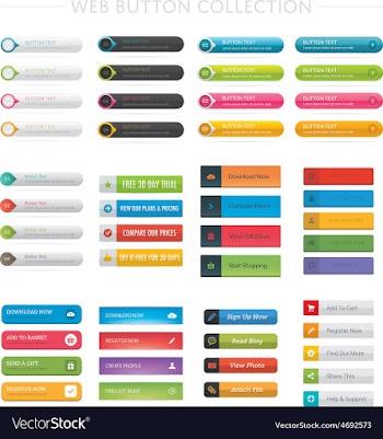 Web Button Collection vector image