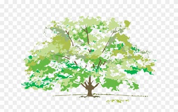 Web Design &amp; Development - Spring Trees Clip Art