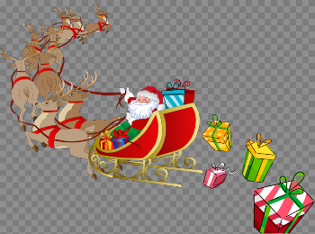 Web Design & Development | Christmas Art! | Santa sleigh ...