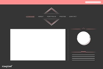 Web design for portfolio layout vector | Free stock vector - 494724