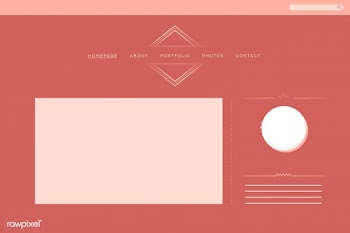 Web design for portfolio layout vector | Free stock vector - 494730