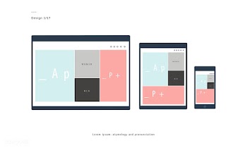 Web design template | Free stock vector - 395235