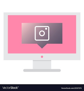 Web icon of modern lineart camera digital vector image