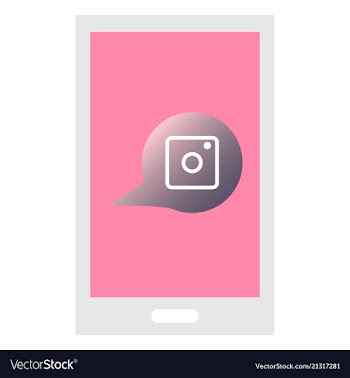 Web icon of modern lineart camera digital vector image