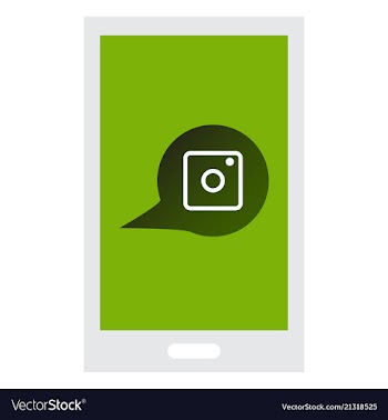 Web icon of modern lineart camera digital vector image