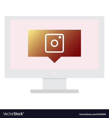 Web icon of modern lineart camera digital vector image
