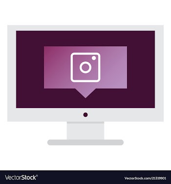 Web icon of modern lineart camera digital vector image