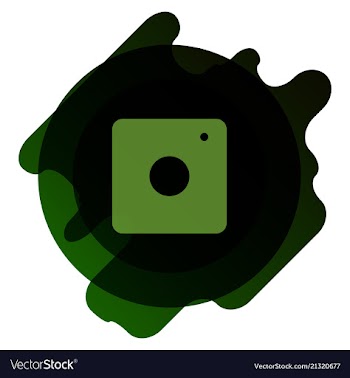 Web icon of modern lineart camera digital vector image