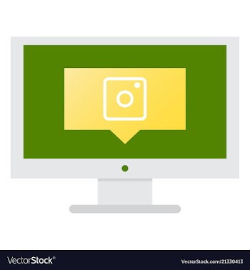 Web icon of modern lineart camera digital vector image