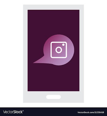 Web icon of modern lineart camera digital vector image