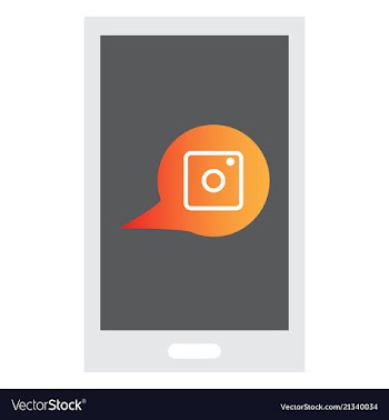 Web icon of modern lineart camera digital vector image