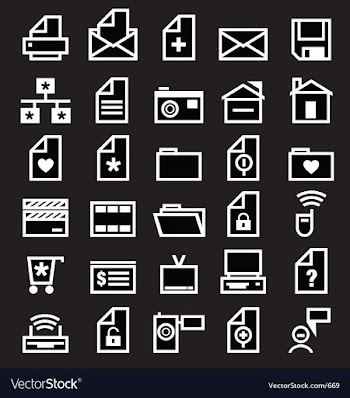 Web icons vector image