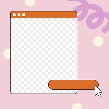 Web window png frame, retro | Free PNG - rawpixel