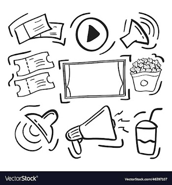 webhand drawn cinema icon