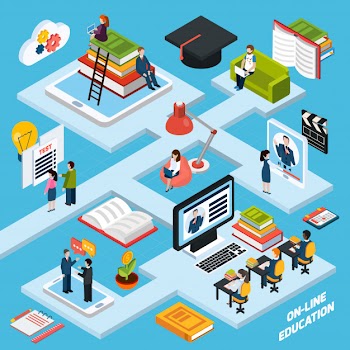 Webinar isometric composition