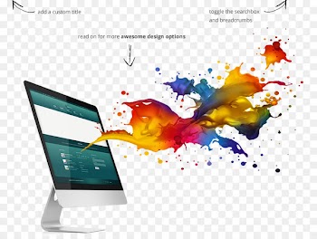Website Advertising E-commerce Web banner Graphic design - Apple color splash 