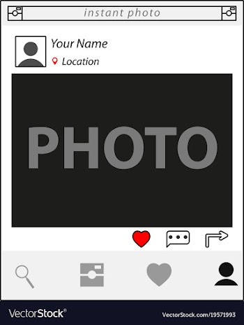 Website clean template vector image