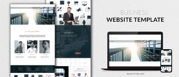 Website design for your business Free Psd