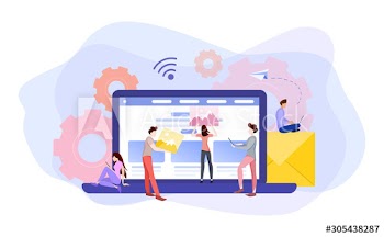 Website development concept