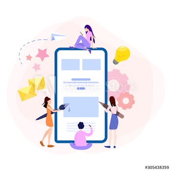 Website development concept