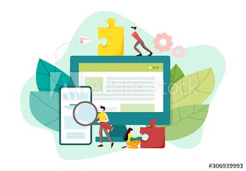 Website development concept