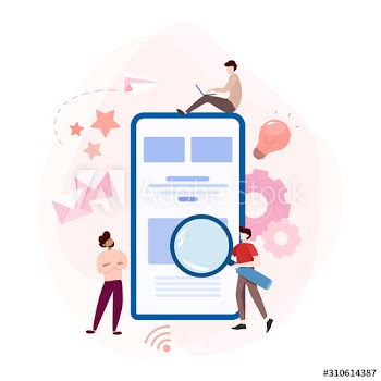 Website development concept