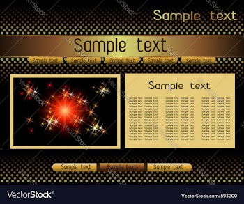 Website template vector image