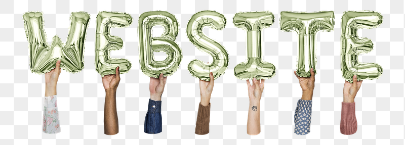 Website word png, hands holding | Free PNG - rawpixel