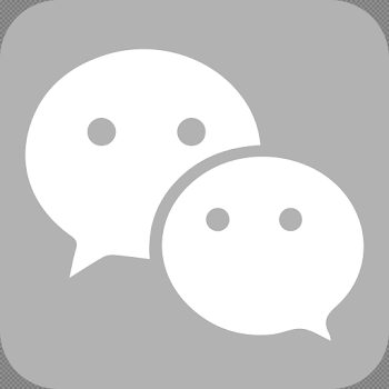 WeChat grey Logo PNG Transparent & SVG Vector - Freebie Supply
