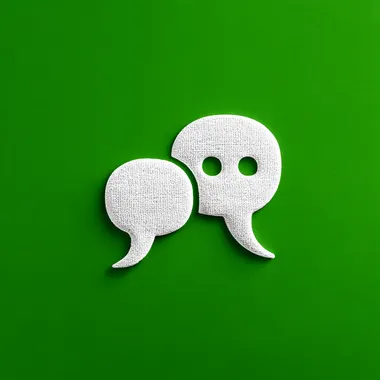 WeChat Icon: Vibrant Communication Symbol WeChat Icon: Vibrant Communication Symbol