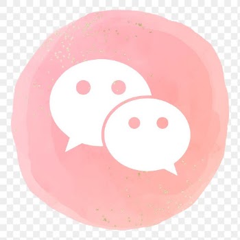WeChat logo png in watercolor design. Social… | Free stock illustration | High Resolution graphic