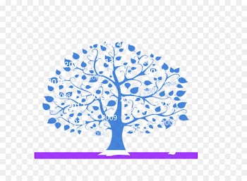 Wedding anniversary Poster Gift Family tree - Growing tree template 