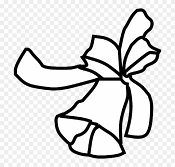 Wedding Bell Clipart 10, - Christmas Bell Outline