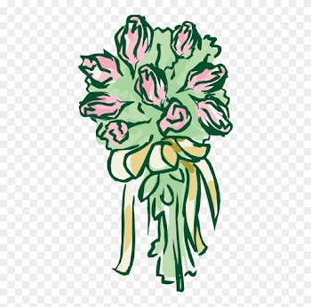 Wedding Bells Bridal Cake Ideas Clipart - Cartoon Wedding Flower Png