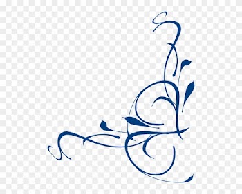 Wedding Border Design Royal Blue