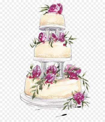 Wedding cake Birthday cake Layer cake Chocolate cake - Wedding cake hand painted 