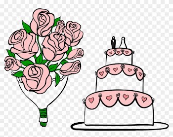 Wedding Cake Clip Art - Wedding