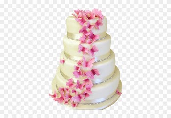 Wedding Cake Clipart Png For Kids - Pink Wedding Cake Png