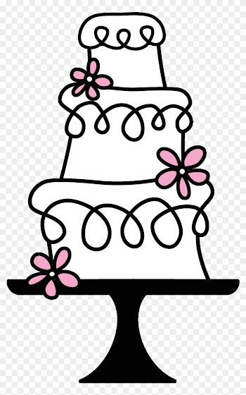 Wedding Cake Clipart Transparent - Wedding Cake Logo Png