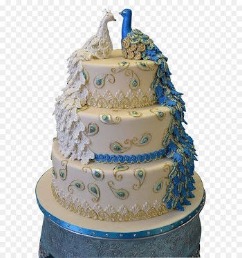 Wedding cake Cupcake Birthday cake Fruitcake Cake decorating - Peacock Cake 