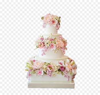 Wedding cake Icing Bakery - Peony fondant cake 
