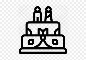 Wedding Cake Icon - Vector Graphics